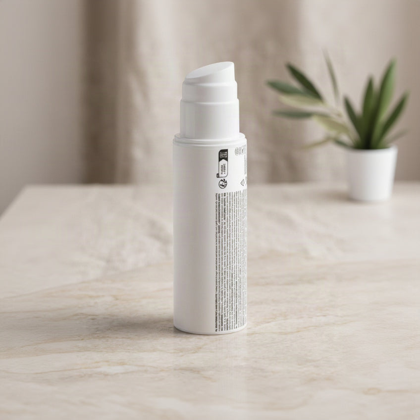 Achterkant van de Adsua Brightening Face & Body Exfoliator met de productinformatie